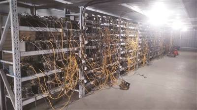 A well-designed mining farm hosting multiple machines