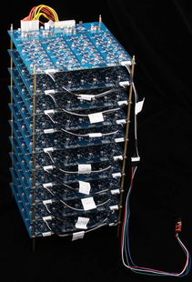 Advanced Ethereum mining rigs operating at a hosting facility