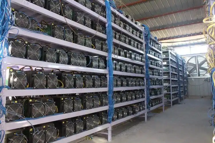 A powerful ASIC miner used for Bitcoin mining